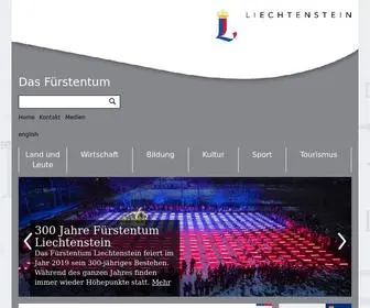 Liechtenstein.li(Liechtenstein) Screenshot