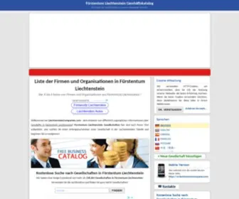 Liechtensteincompanies.com(Kostenloses) Screenshot