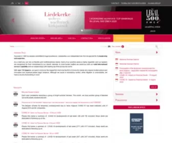 Liedekerke.com(Solid International Service Capability) Screenshot