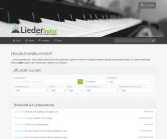 Liederindex.de(Liederindex) Screenshot