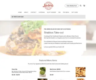 Lieders.com(Order food for Shabbat & Holidays) Screenshot