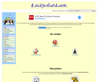 Liedjesland.com(Kinderliedjes op) Screenshot