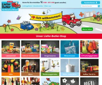 Liefer-Butler.de(Lieferservice für Getränke und Lebensmittel) Screenshot