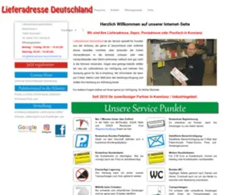 Lieferadresse-Deutschland.de(Die Lieferadresse für Schweizer Kunden) Screenshot