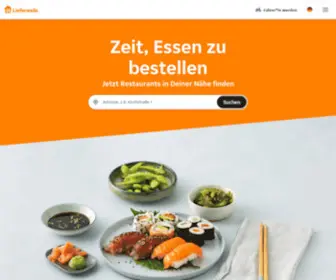 Lieferando.de(Lieferservice, Pizzaservice, Sushi, Burger & mehr) Screenshot