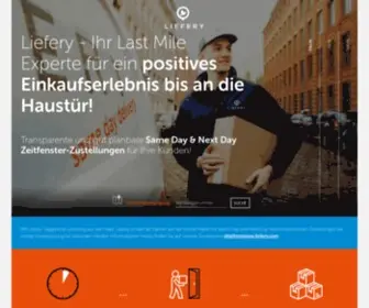 Liefery.com(Ihr Logistikpartner für Zeitfensterzustellungen) Screenshot