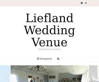 LieflandweddingVenue.co.za(Liefland Wedding Venue) Screenshot