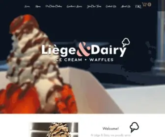 Liegeanddairy.com(Ice Cream) Screenshot