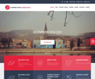 Liegeatlas.be(Athénée royal Liège Atlas) Screenshot