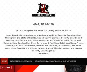 Liegesecurity.com(Armed Security Guard) Screenshot