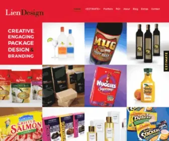 Liendesign.com(Lien Design) Screenshot