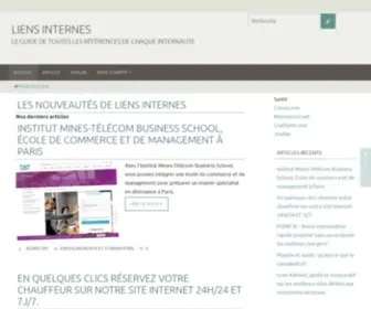 Liens-Internes.com(Lien interne) Screenshot