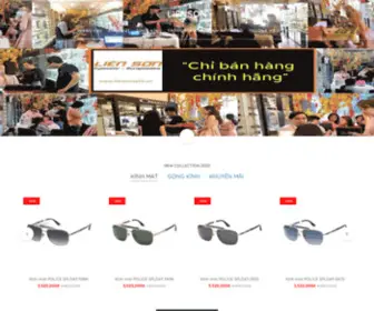 Liensonoptic.vn(Mắt kính hàng hiệu chính hãng Liên Sơn) Screenshot