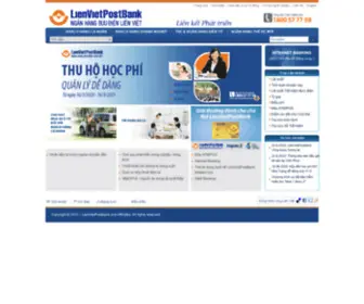 Lienvietbank.net(LienVietPostBank) Screenshot