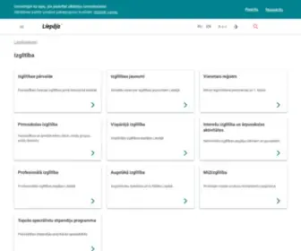 Liepaja.edu.lv(Liepājas) Screenshot