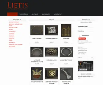 Lietis-Shop.lt(Papuošalai iš žalvario) Screenshot