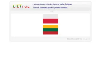 Lietpol.eu(Słownik litewsko) Screenshot