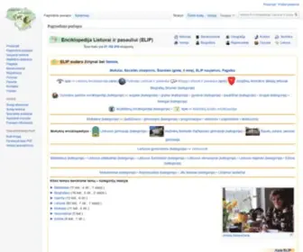 Lietuvai.lt(Enciklopedija Lietuvai ir Pasauliui (ELIP)) Screenshot