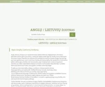 Lietuviuzodynas.lt(Odynas internete) Screenshot