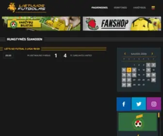 Lietuvosfutbolas.lt(Lietuvos Futbolas) Screenshot