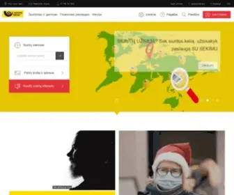 Lietuvospastas.lt(Paštas) Screenshot