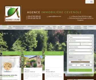 Lieure.com(Agence Lieure) Screenshot