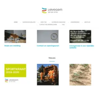 Lievegem.be(Home) Screenshot