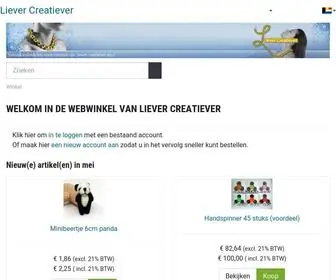 Lievercreatiever.nl(Liever Creatiever) Screenshot