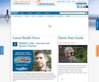 Life-Enthusiast.net(Natural Remedies) Screenshot