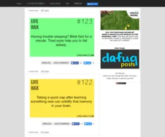 Life-HAX.com(Life Hackers) Screenshot