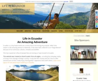 Life-IN-Ecuador.com(Life in Ecuador) Screenshot