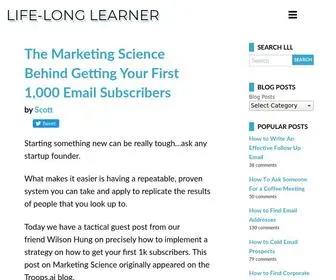 Life-Longlearner.com(Life-Long Learner) Screenshot