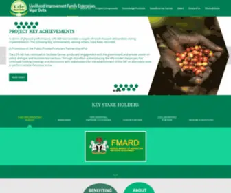 Life-ND.org.ng(Livelihood Improvement Family Enterprises) Screenshot