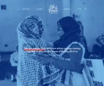 Life-Peace.org(Life & Peace Institute) Screenshot