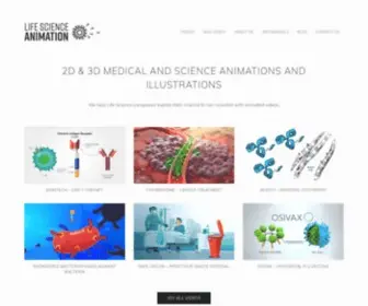 Life-Science-Animation.com(2d & 3d medical animations and illustrations) Screenshot