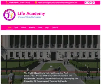 Lifeacademy.website(Lifeacademy website) Screenshot