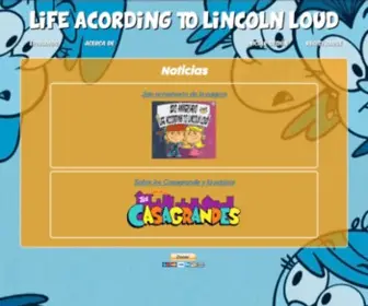 Lifeaccordingtolincolnloud.com(Life Acording to Lincoln Loud) Screenshot