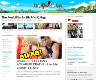 Lifeaftercollege.com(Tour real college grads' jobs and lifestyles to see what life after college) Screenshot