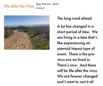 Lifeafterthevirus.com(Life After the Virus) Screenshot