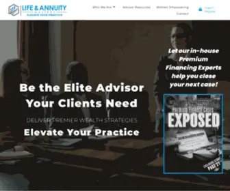 Lifeandannuitymasters.com(Elevate Your Practice) Screenshot