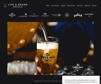 Lifeandbrand.co.za(LIFE & BRAND Portfolio) Screenshot