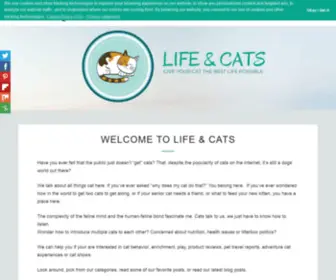 Lifeandcats.com(Life & Cats) Screenshot