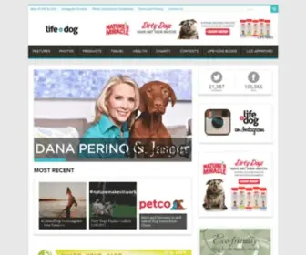 Lifeanddog.com(Modern Living with Man's Best Friend) Screenshot