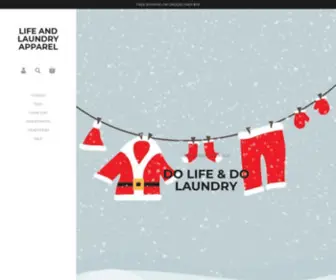 Lifeandlaundryapparel.com(Life and Laundry Apparel) Screenshot