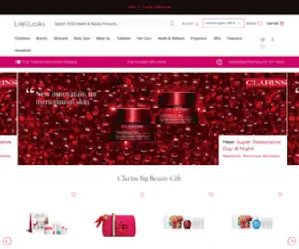Lifeandlooks.com(Shop for Premium Health and Beauty at) Screenshot