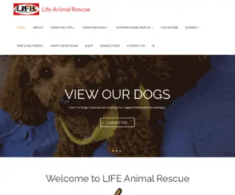 Lifeanimalrescue.org(Life Animal Rescue) Screenshot