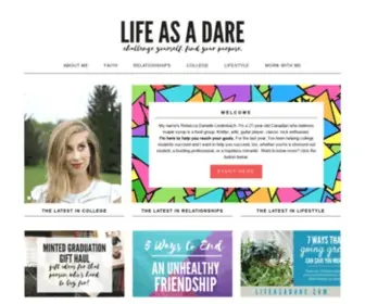 Lifeasadare.com(Life as a Dare) Screenshot