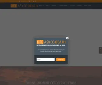 Lifeaskeddeath.com(Life Asked Death) Screenshot