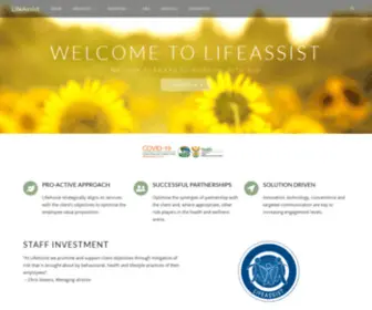 Lifeassist.co.za(Home) Screenshot