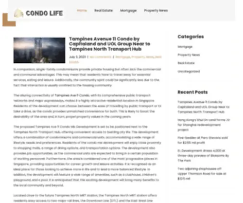 Lifebeginsat30.com(Condo Life Begins at 30) Screenshot